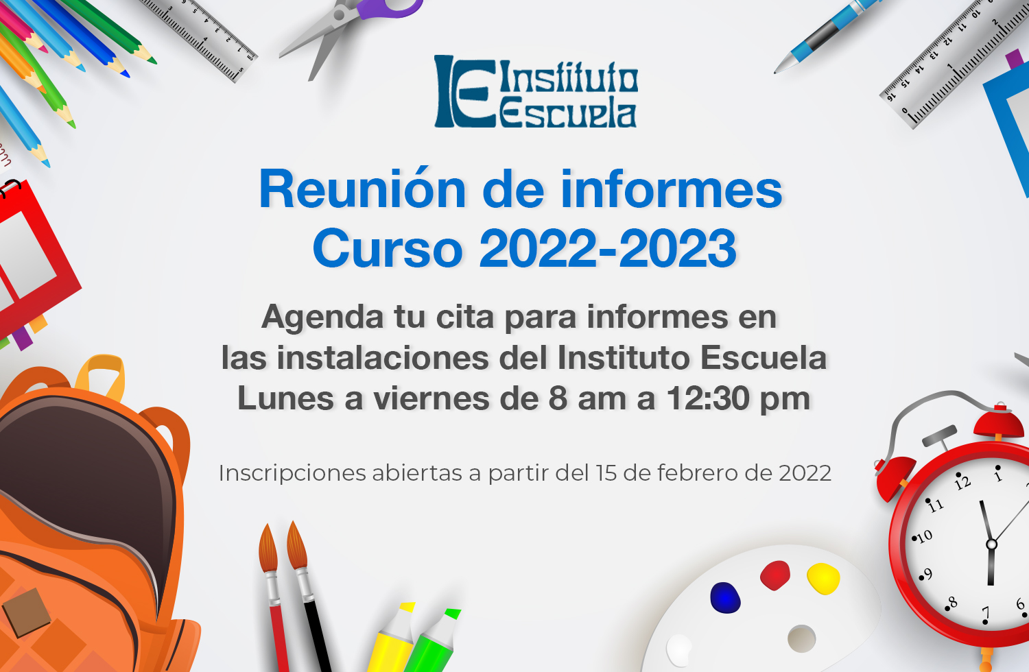 Reunión de Informes Curso 2022 - 2023